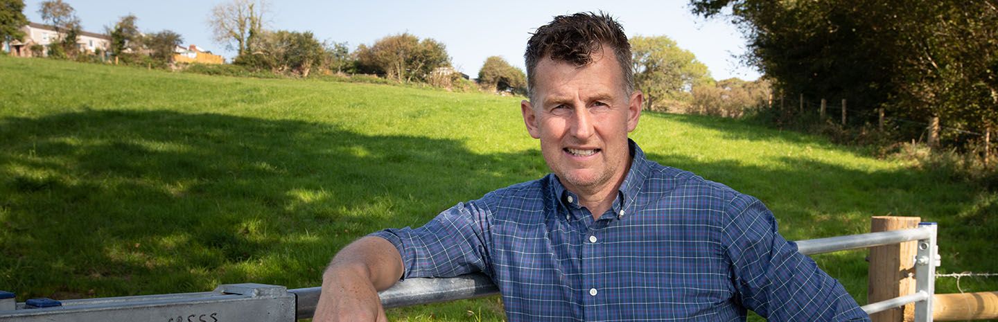 Nigel Owens MBE, rugby union referee and farmer of Herefordshire cows in Wales 