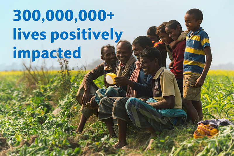 300,000,000+ lives positively impacted