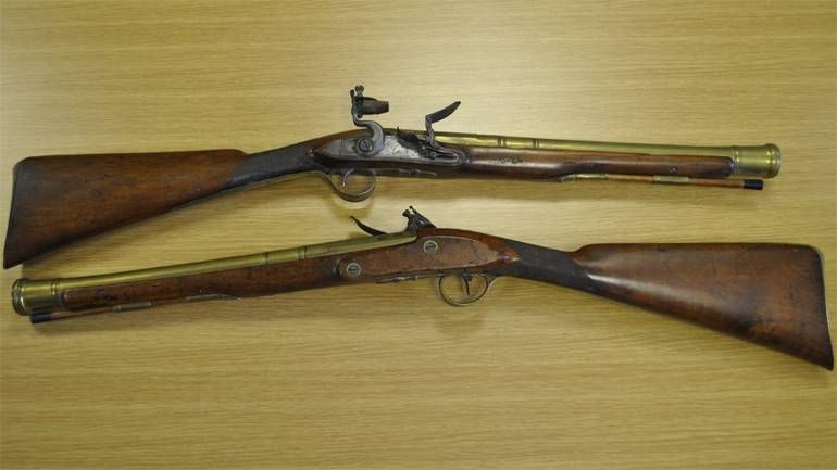 Firearms from the 18th and 19th century