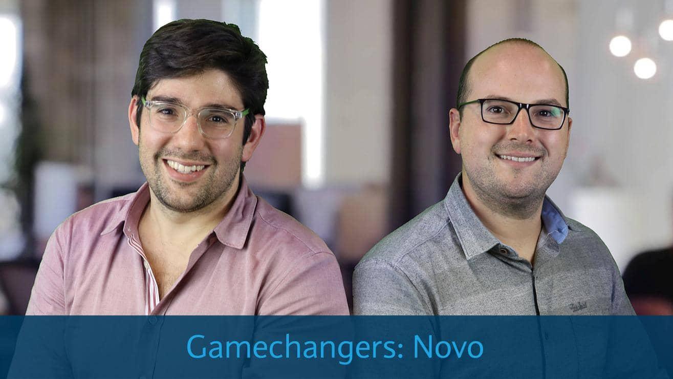 Tyler McIntyre and Michael Rangel, founders of small business banking fintech Novo 