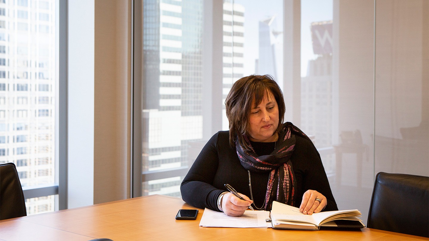 Barclays’ Karla Maloof photographed at her offices in New York