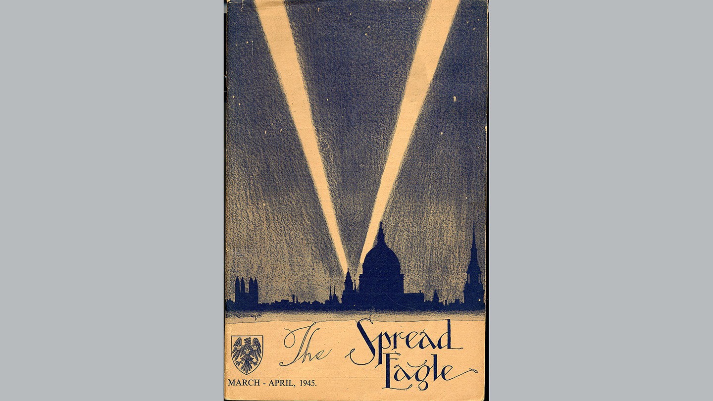 A 1945 cover of Spread Eagle magazine.