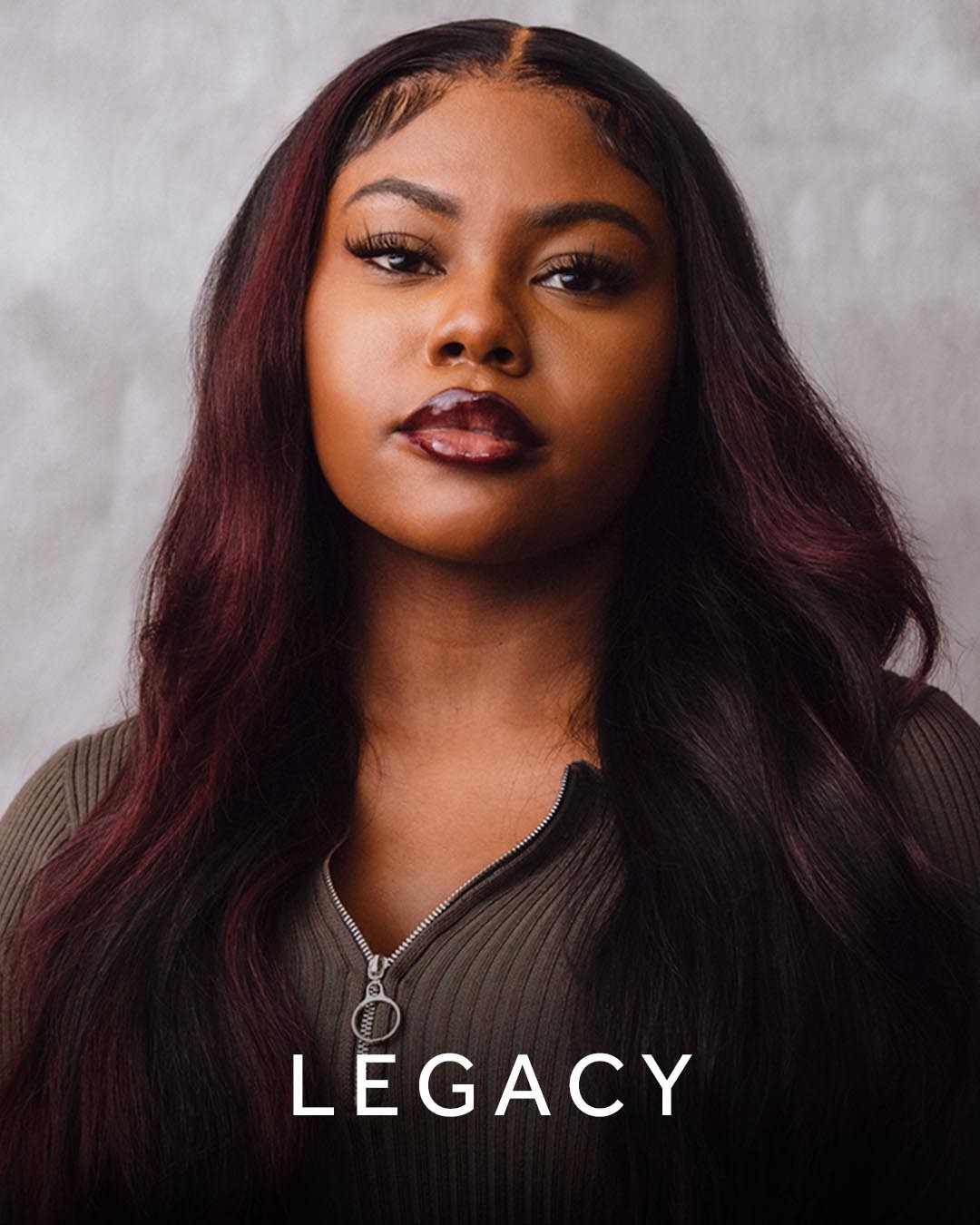 An image of Daniella Olusoga overlaid with the word ‘legacy’.