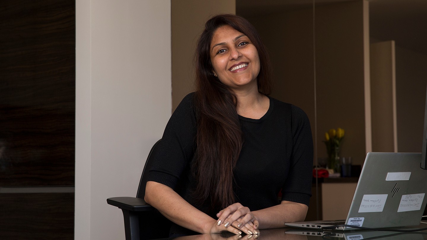 A portrait of Barclays’ Relationship Director Jyotsna Sekhri.