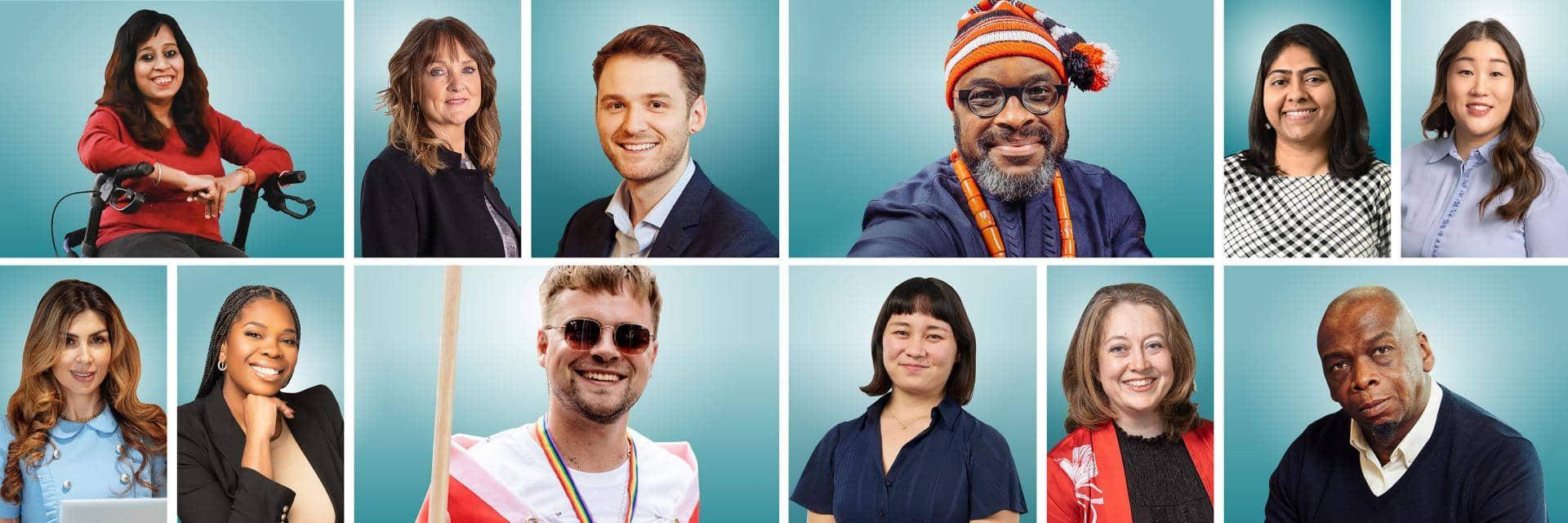 People who are featured in the Barclays Diversity, Equity and Inclusion Report 2022.