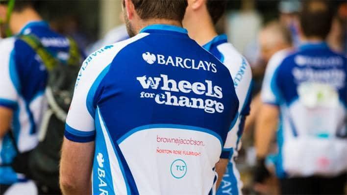 Wheels of Change cycling jersey