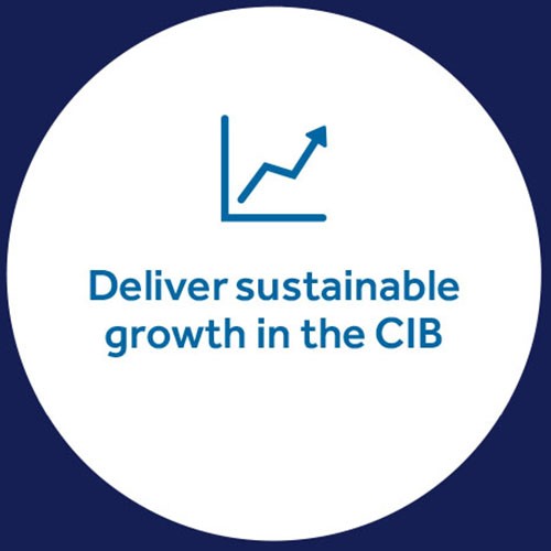 Deliver sustainable growth in the CB